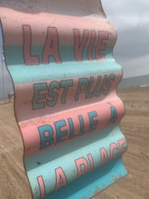 Load image into Gallery viewer, Beach sign metal double sides